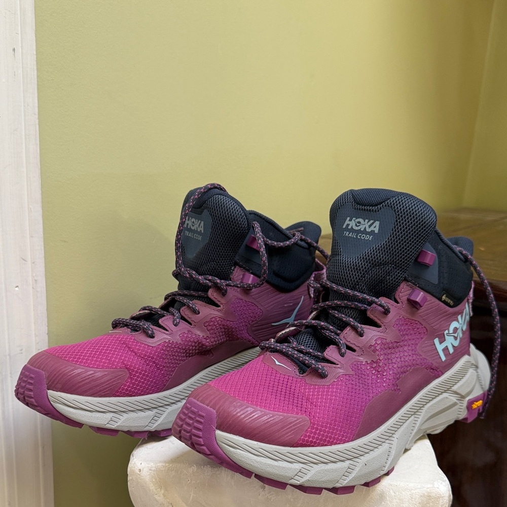 Hoka trail women hiking boot size 9.5 Bwomen H26N11 - Picture 4 of 8